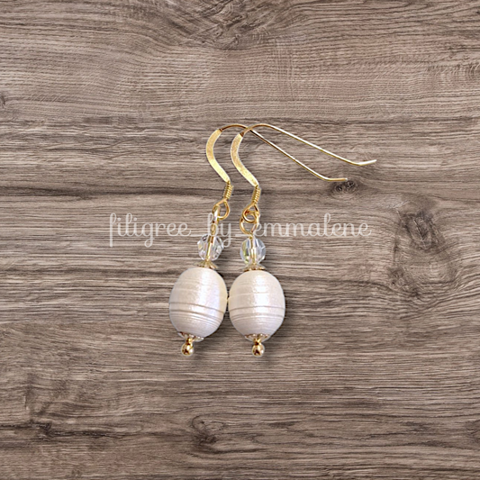Bubble Earrings - Oyster