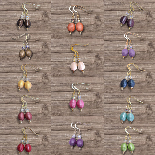 Bubble Earrings - Gold Colours